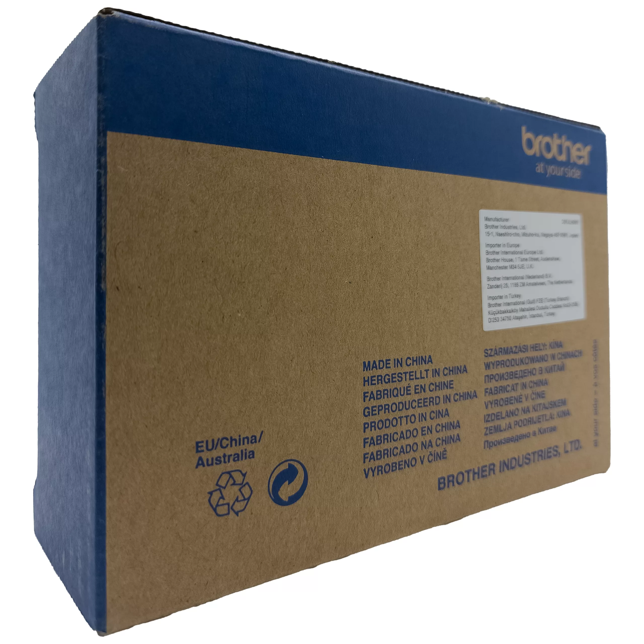 Stampante termica portatile A4 senza fili Confezione marrone con stampa blu per stampante termica portatile A4