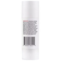 Tubo bianco di Hustle Butter Stick con ingredienti e codice a barre
