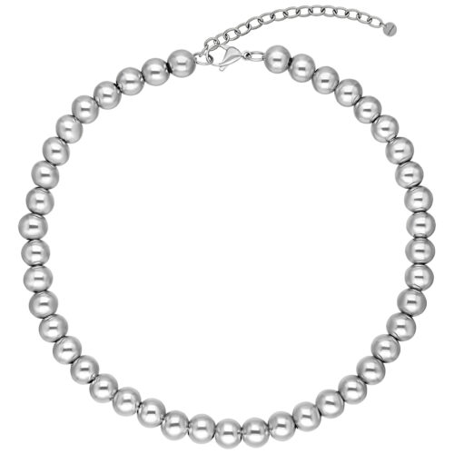 Collana Bubble in Argento in Acciaio Chirurgico 316L su sfondo bianco