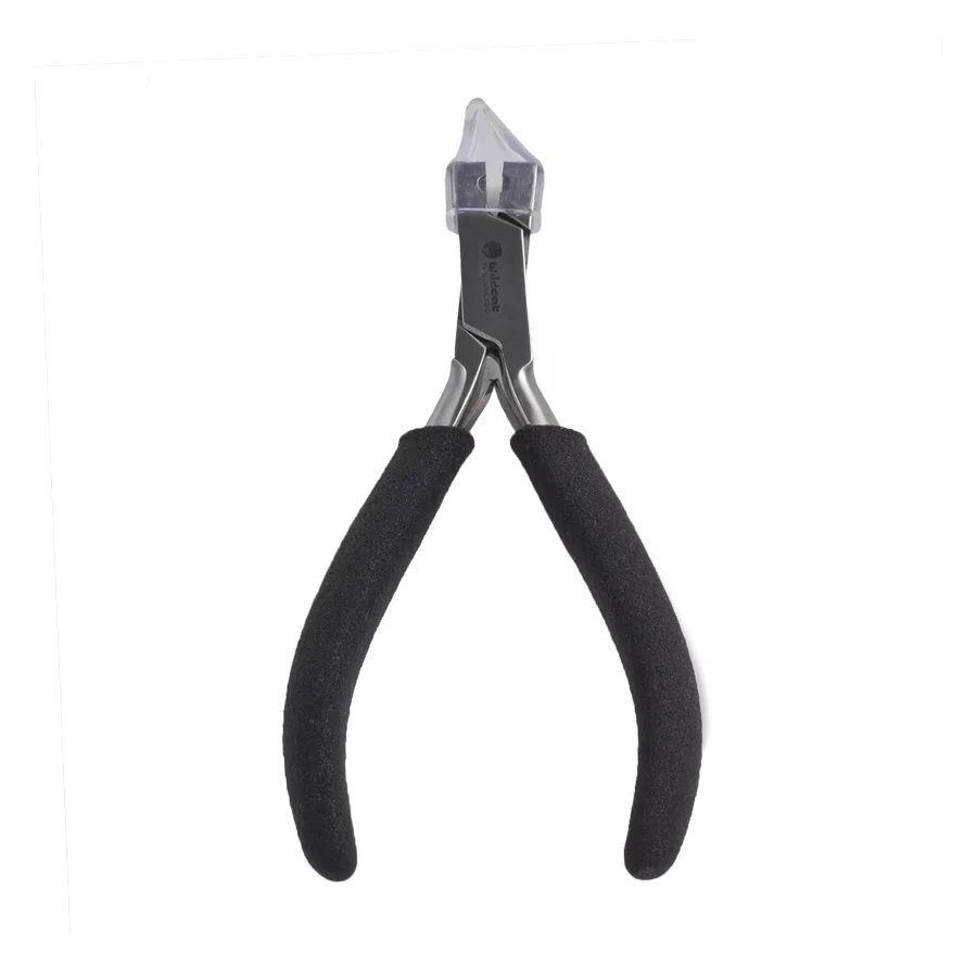 Filettatore con manico nero su sfondo bianco