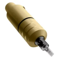 Cheyenne Sol Nova macchinetta per tatuaggi in oro Macchinetta per tatuaggi Cheyenne Sol Nova dorata su sfondo bianco