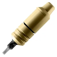 Cheyenne Sol Nova Macchina per Tatuaggi in Oro Macchina per tatuaggi Cheyenne Sol Nova dorata su sfondo bianco