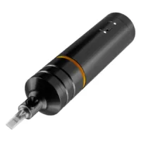 Macchina per tatuaggi nera di Cheyenne, forma cilindrica su sfondo bianco