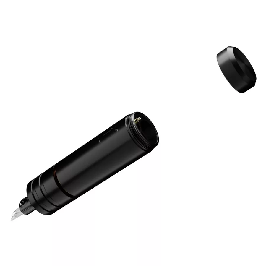 Macchina per tatuaggi Cheyenne Sol Nova Unlimited nera su sfondo bianco