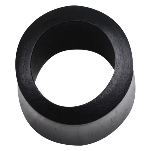 Tunnel nero in legno di ferro, dimensione 6,0 mm, su sfondo bianco