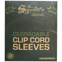 Confezione dei manicotti Clipcord biodegradabili, 50x750mm, The Signature Green