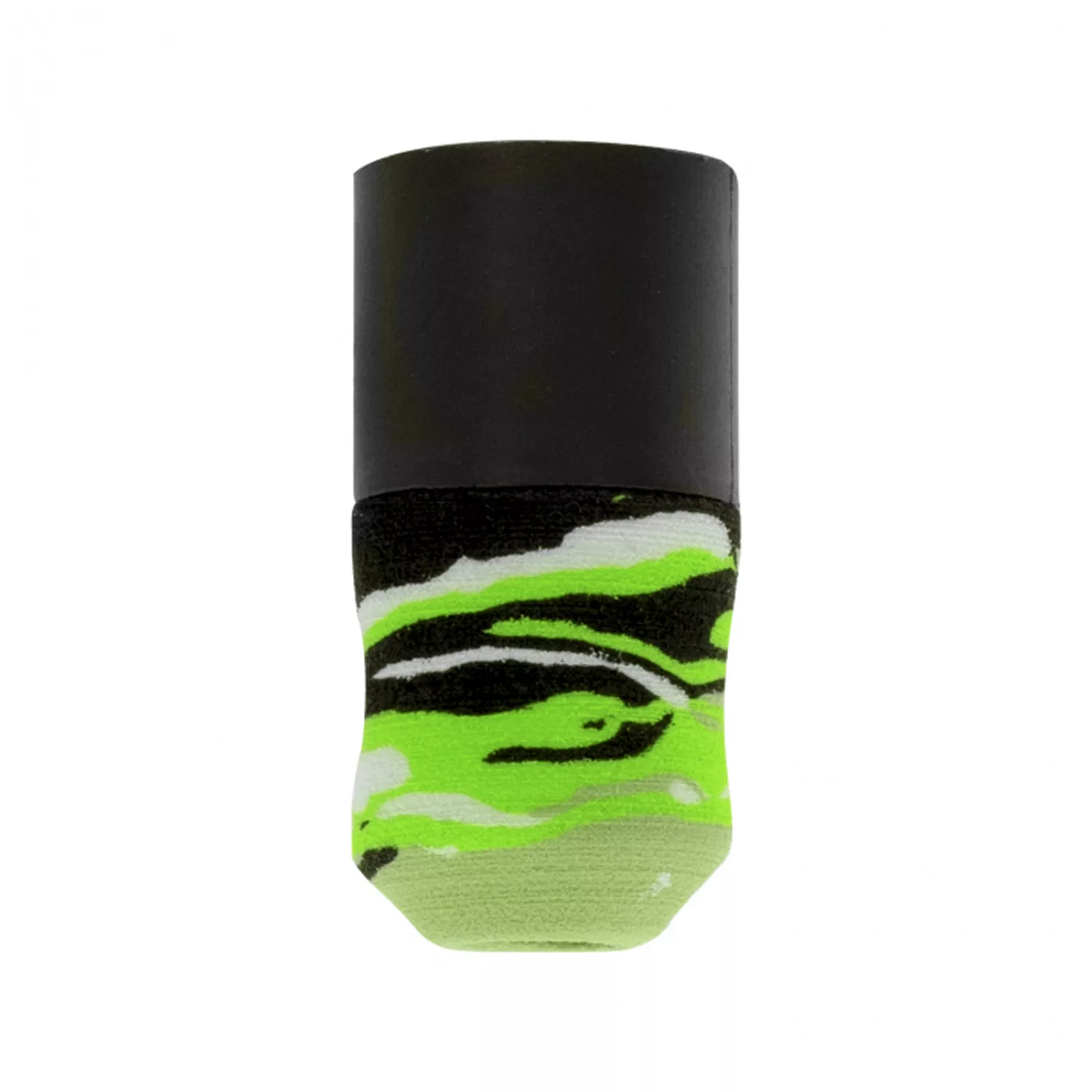 Impugnatura usa e getta FK Irons con motivo camo verde chiaro e nero su sfondo bianco