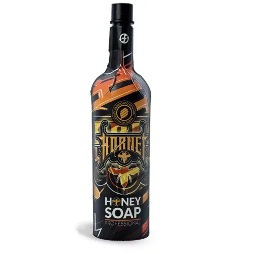 Bottiglia Hornet Honey Soap con etichetta colorata, 750ml