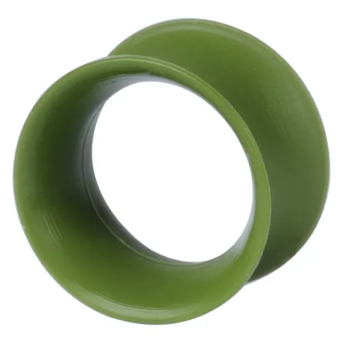 Tunnel in silicone Kaos Softwear verde oliva 5,0 mm su sfondo bianco