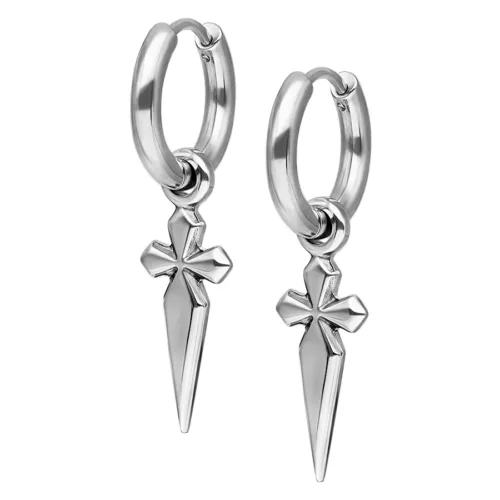 Mini Hoops Sword Cross Acciaio