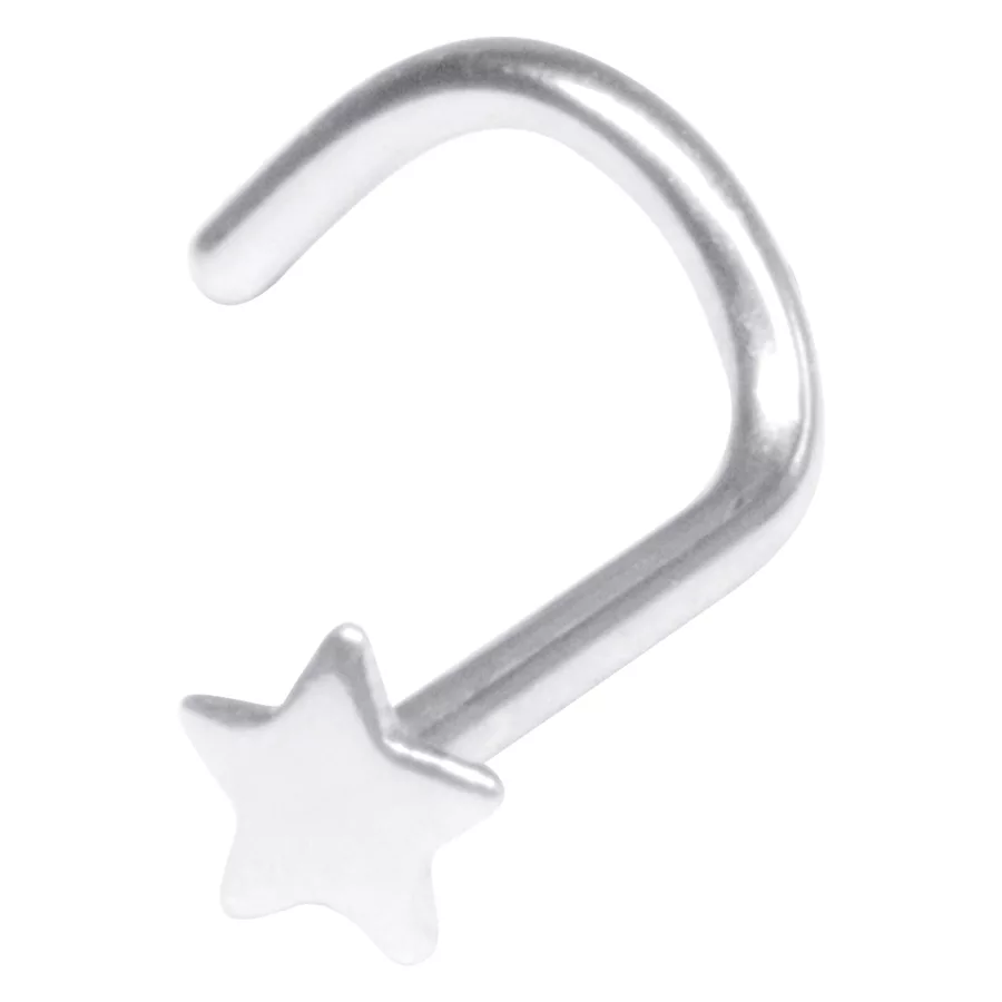 Orecchini Acciaio Inox Stellari 2 Orecchini Fake Plug/Tunnel Con Strass