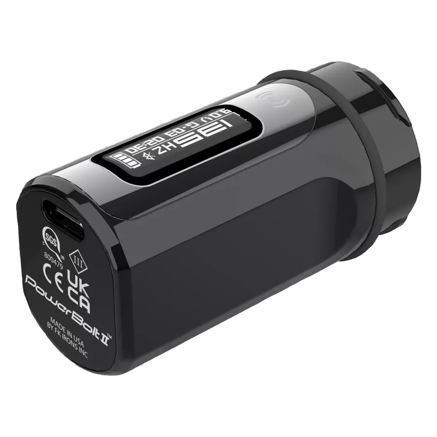 FK Irons Stealth Powerbolt II, nero, su sfondo bianco