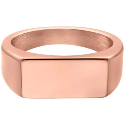 Anello sigillato in oro rosa, 17,0 mm, su sfondo bianco