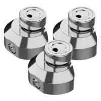 Tre ruote Spektra Halo 2 Stroke grigie su sfondo bianco