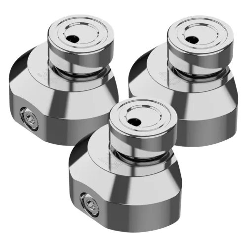 Tre ruote Spektra Halo 2 Stroke grigie su sfondo bianco