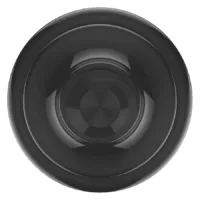 Manopola Spektra Edge X Give nera e rotonda su sfondo bianco