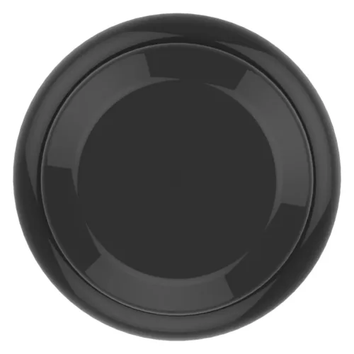 Manopola rotonda nera Spektra Edge X su sfondo bianco