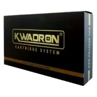 Kwadron Round Liner Cartridge Box Nera Confezione nera delle Kwadron Round Liner Cartridges su sfondo bianco