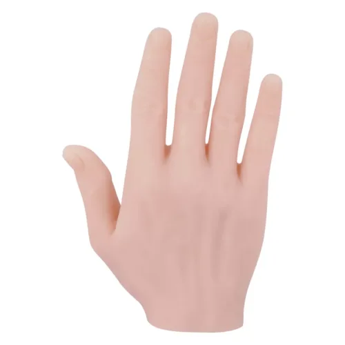 Mano destra silicone pratica tattoo