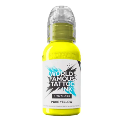 Inchiostro tattoo Limitless Pure Yellow - World Famous Ink