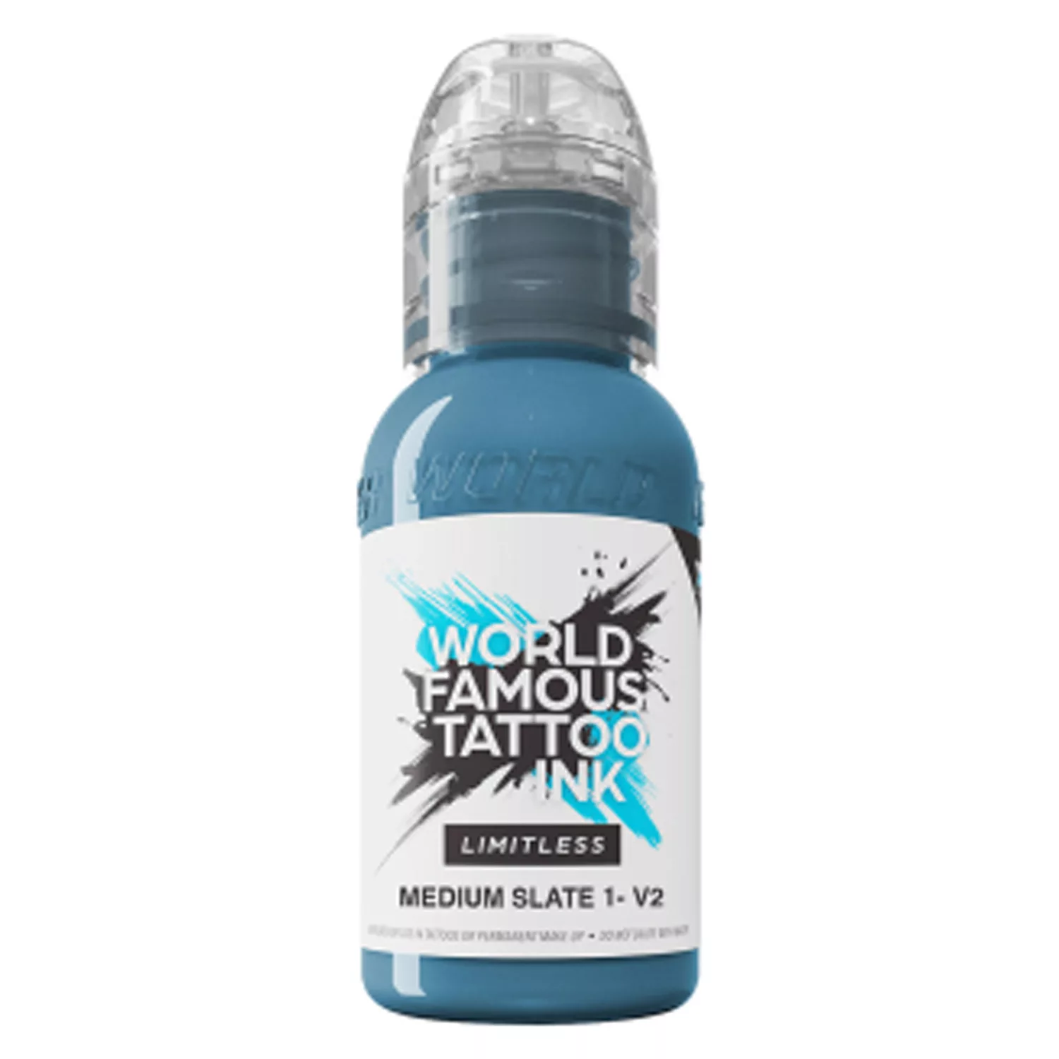 World Famous Ink - Blu inchiostro per tatuaggi 30ml Inchiostro blu per tatuaggi in flacone da 30ml World Famous Ink
