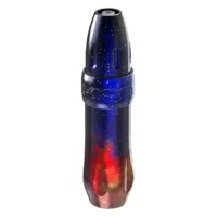Xion Pen Nebula con design galassia rosso-blu su sfondo bianco