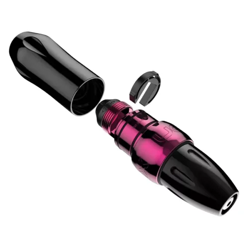 Xion Pen Bubble Gum in rosa, aus Aluminium, auf weißem Hintergrund