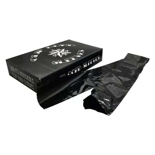 Schwarze Clipcord Sleeves von Wildcat
