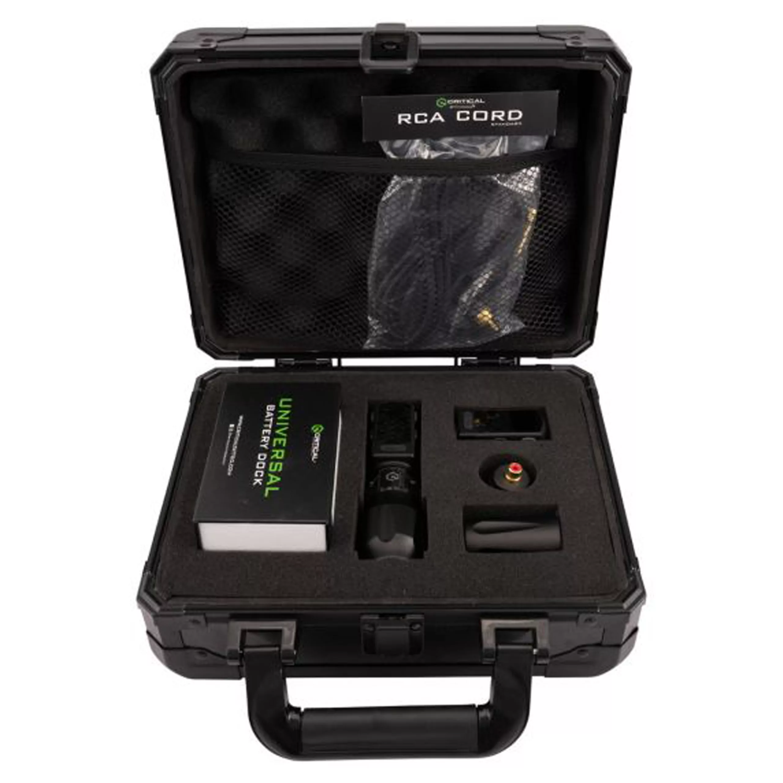 Set Critical Torque 3.5 nero in valigetta aperta con accessori