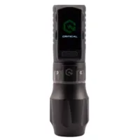 Macchina per tatuaggi Critical Torque 3.5 nera su sfondo bianco