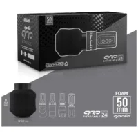 Impugnatura in schiuma nera FK Irons Gorilla Flux 50mm su sfondo grigio