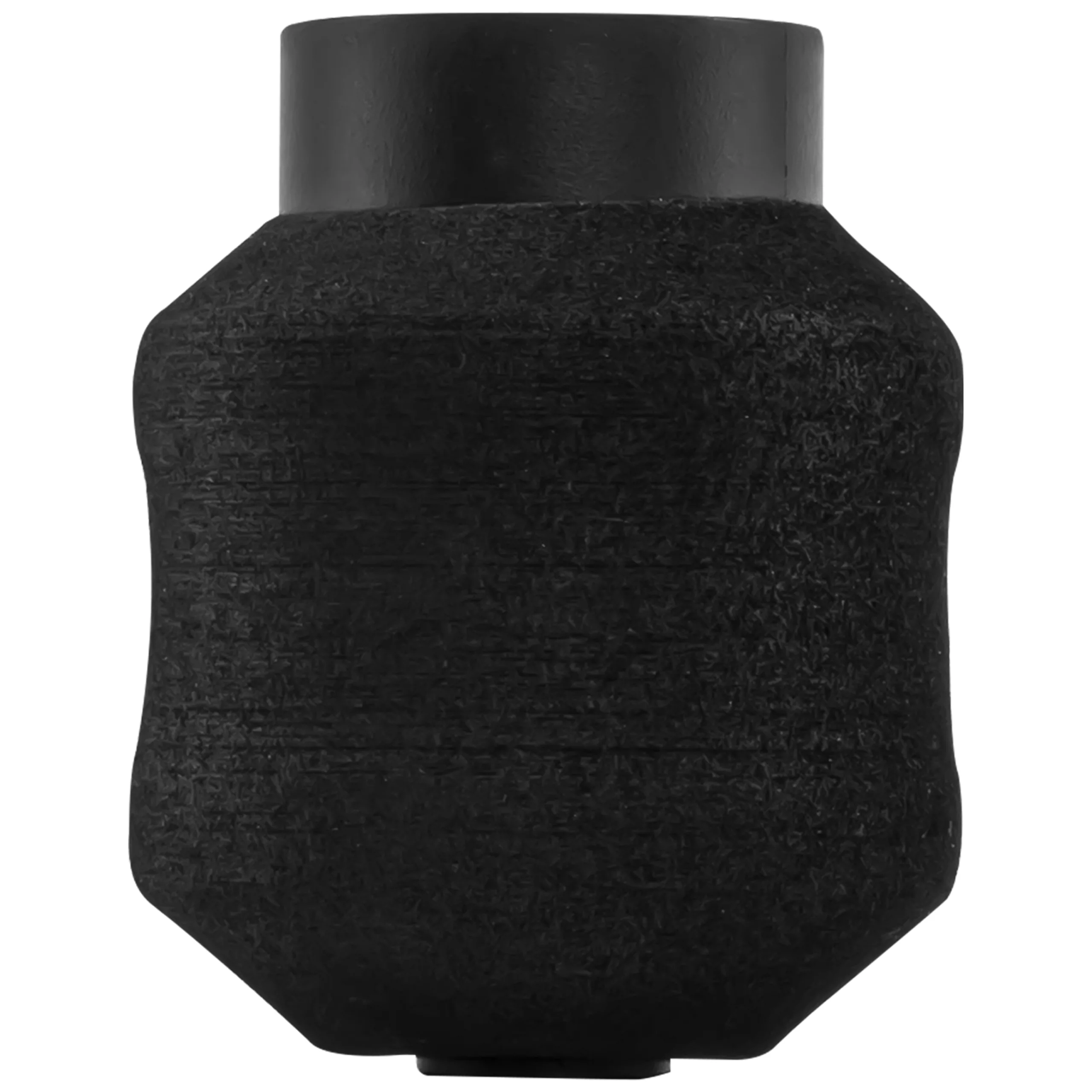 Grip per tatuaggi nero, testurizzato, in plastica, 50mm, su sfondo bianco