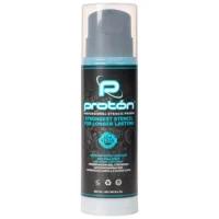 Proton Airless Stencil Primer in blu, flacone da 250ml su sfondo bianco