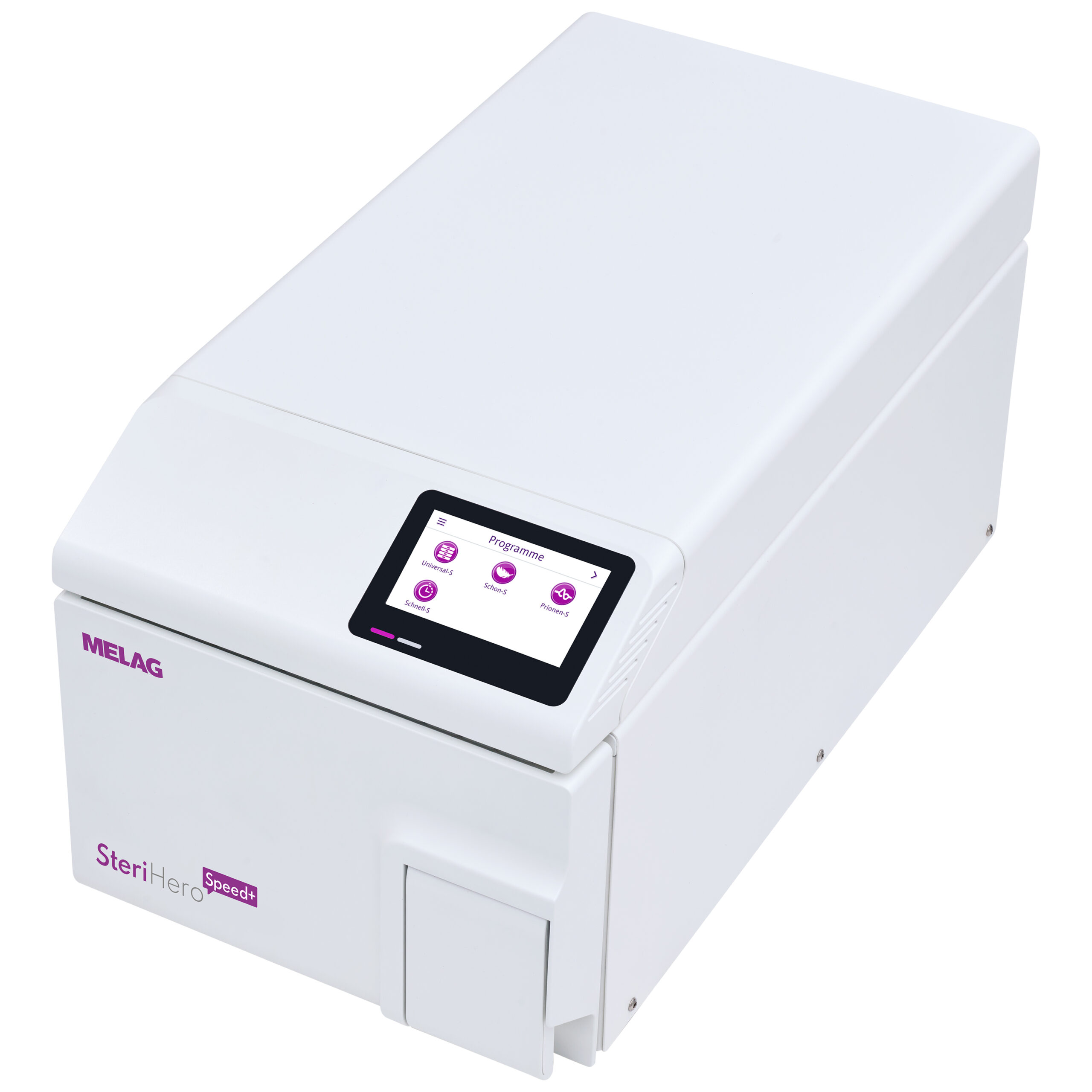 SteriHero Speed+ Melag Sterilizzatore Sterilizzatore bianco SteriHero Speed+ di Melag su sfondo bianco