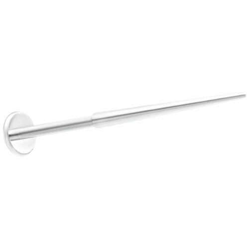 Spingibile in argento 1,2mm su sfondo bianco