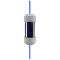 Filtro cilindrico Enbio Magic con involucro bianco e centro blu, su sfondo bianco