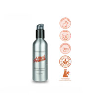 Bottiglia argento di Aloe Tattoo Stencil Transfer Gel con logo rosso su sfondo bianco