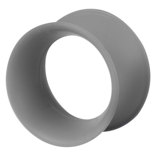 Tunnel in silicone grigio di Kaos Softwear, dimensione 3,0 mm, su sfondo bianco