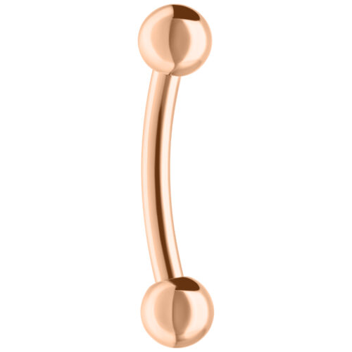 Bananabell in titanio rosé su sfondo bianco