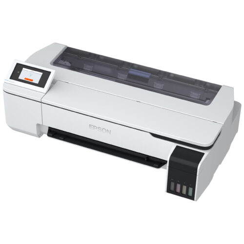 Stampante bianca Epson SureColor SC-T3100x su sfondo neutro