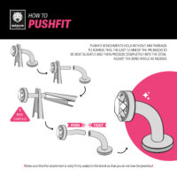 Guida passo-passo per il metodo Push Fit nei piercing Labret
