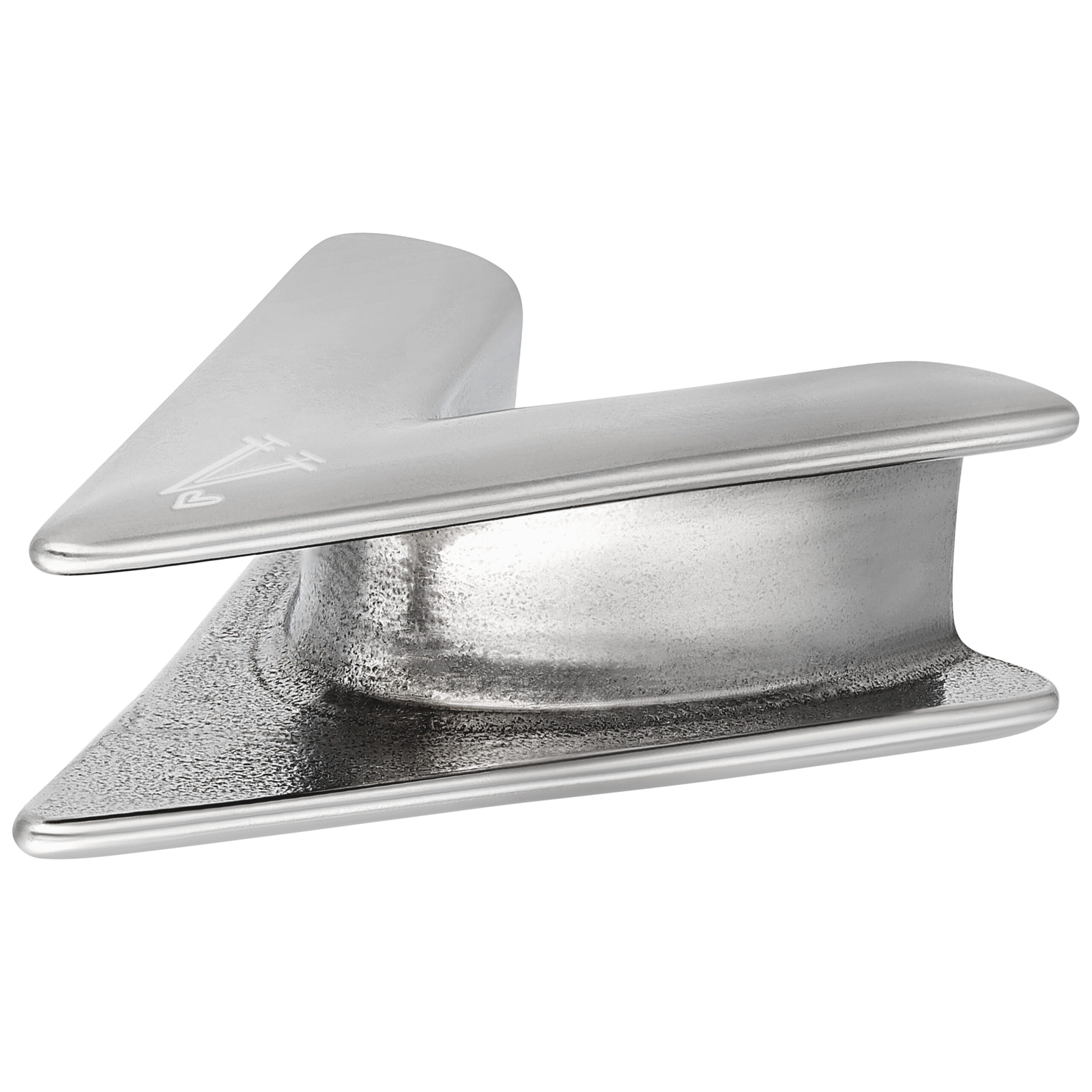 Verena Venus V Earsaddle in argento PMMA su sfondo bianco