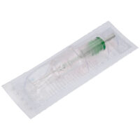 Ago per tatuaggi 18x0.35mm Premium Round Shader Ago per tatuaggi trasparente 18x0.35mm in confezione su sfondo bianco