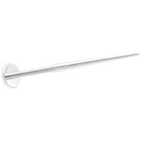 Push-Fit perno di inserimento 1,2mm in titanio, argento Perno di inserimento Push-Fit argento 1,2mm in titanio su sfondo bianco