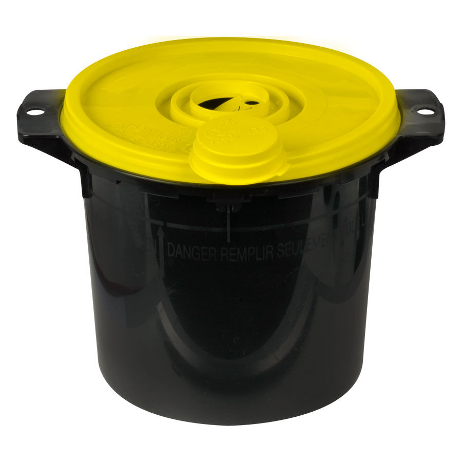 Wildcat® - Cassaforte nera con coperchio giallo Cassaforte nera con coperchio giallo su sfondo bianco