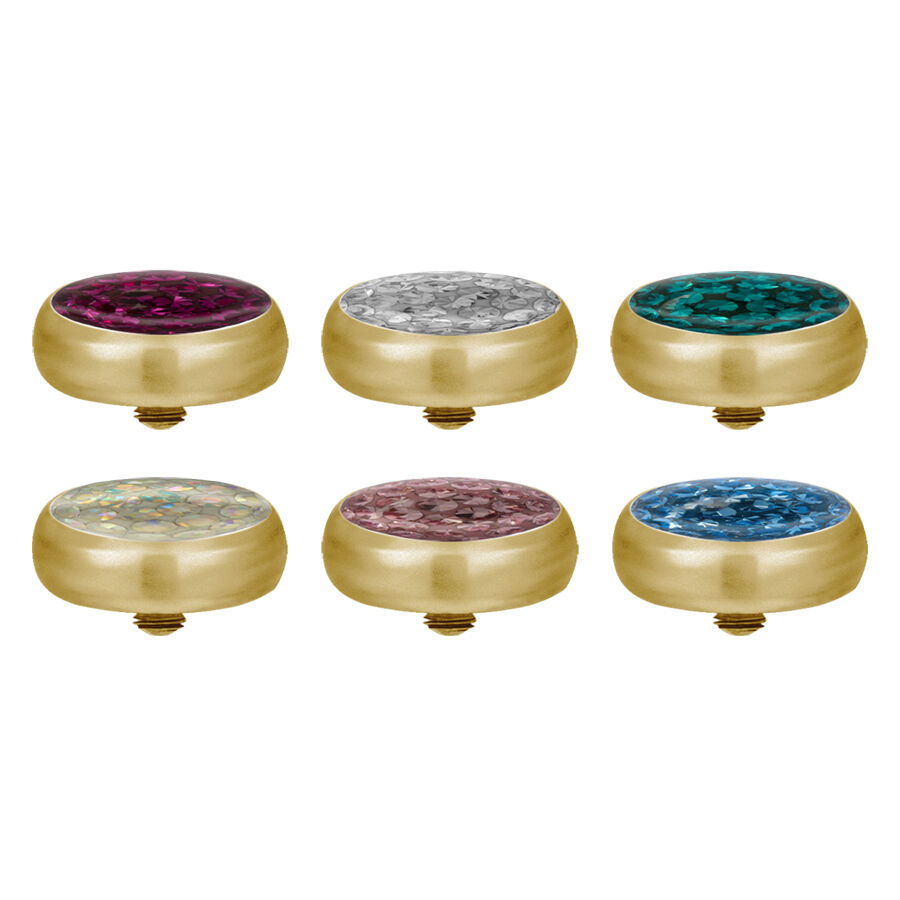 Labret A Sfera In Oro Massiccio 14k: Piercing Al Trago Con Filettatura Interna Da 18 G - Italia - Foto 3