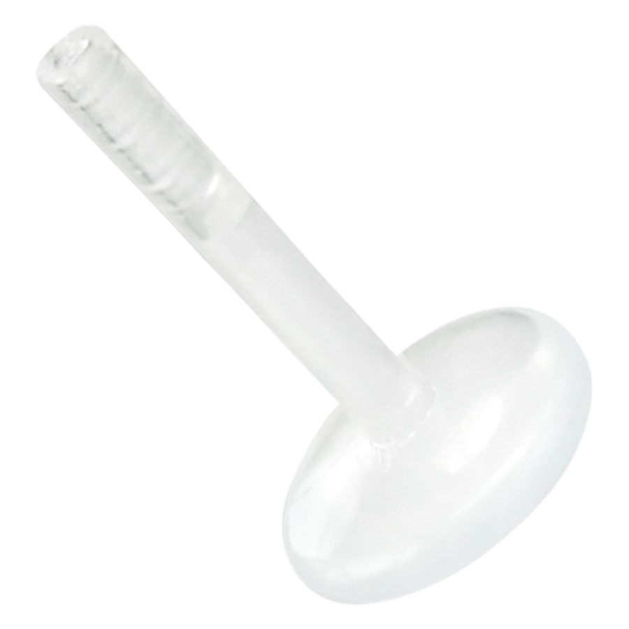 Barra Labret in PTFE Trasparente di Wildcat su sfondo bianco