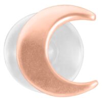Moon Push-Fit Labret in oro rosa su sfondo bianco