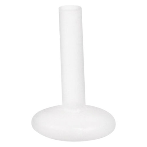 Labret PTFE Push Fit bianco senza attacco su sfondo bianco