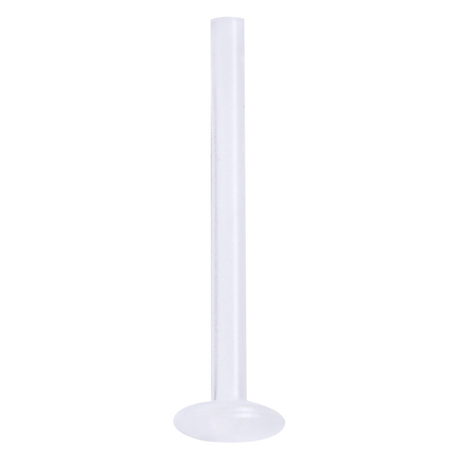 Labret Stab in PTFE trasparente di Wildcat su sfondo bianco